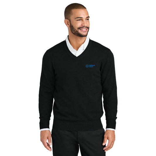 NVI Men's Port Authority Easy Care V-Neck Sweater