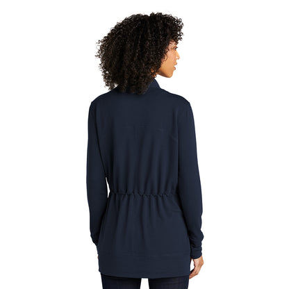 AB Women's Port Authority Microterry Cardigan