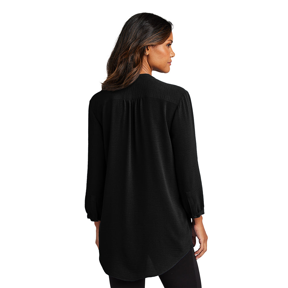 NVI Women's Port Authority Stretch Crepe 3/4 Sleeve Blouse