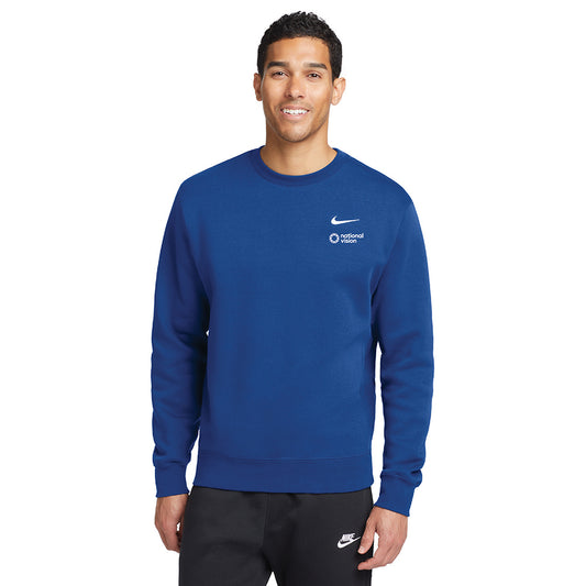 NVI Unisex Nike Club Fleece Sleeve Swoosh Crew