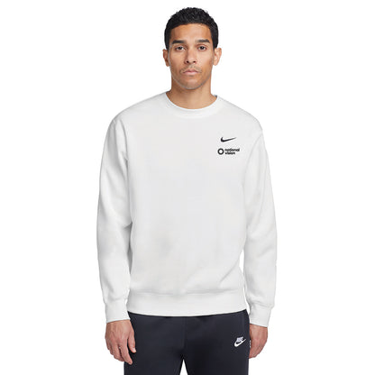 NVI Unisex Nike Club Fleece Sleeve Swoosh Crew