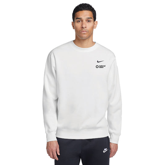 NVI Unisex Nike Club Fleece Sleeve Swoosh Crew