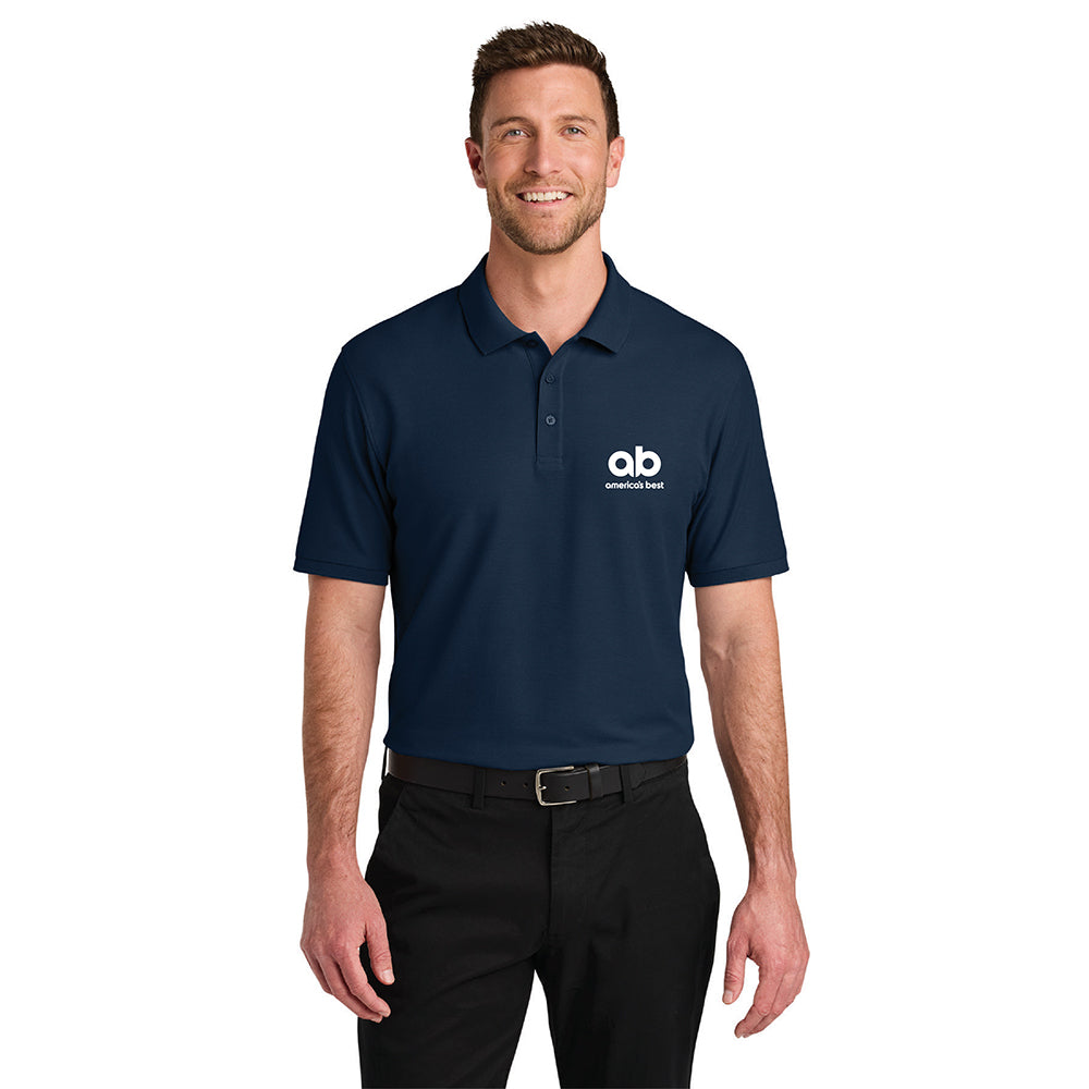 AB Men's Port Authority Wearever Signature Pique Polo
