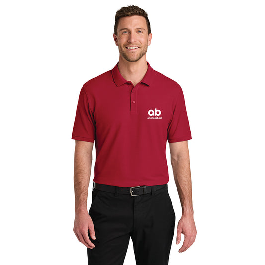 AB Men's Port Authority Wearever Signature Pique Polo