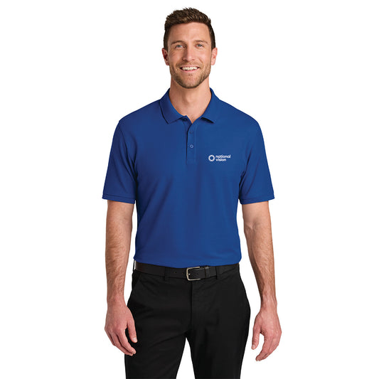 NVI Men's Port Authority Wearever Signature Pique Polo