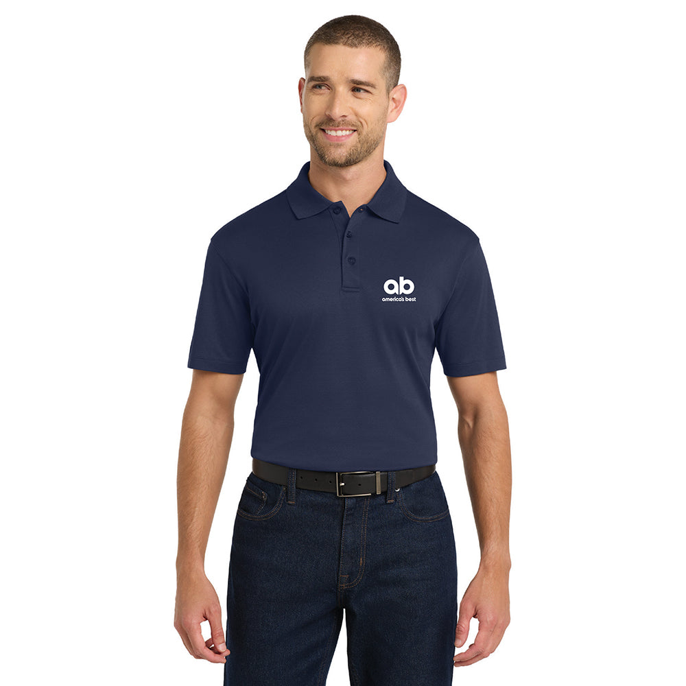 AB Men's Port Authority Rapid Dry Mesh Polo