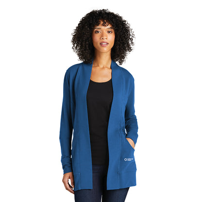 NVI Women's Port Authority Microterry Cardigan