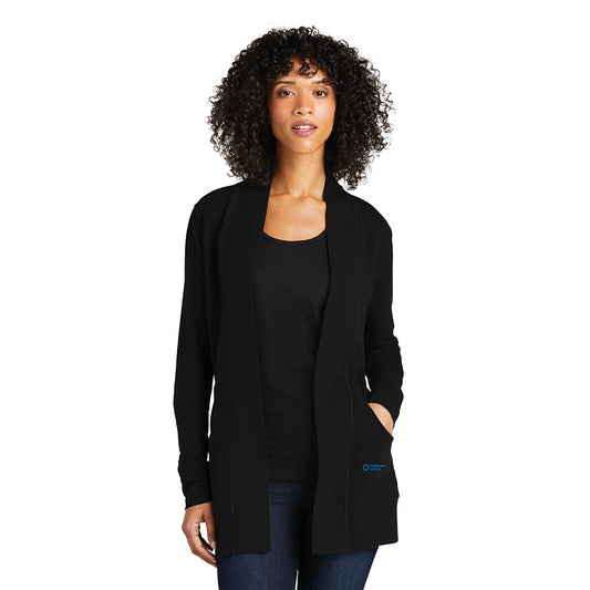 NVI Women's Port Authority Microterry Cardigan