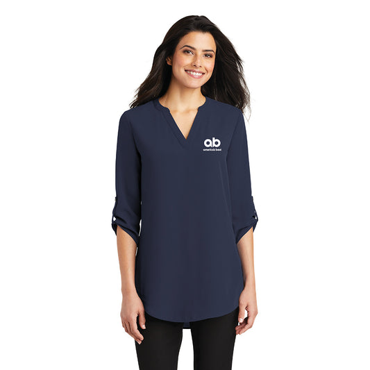 AB Women's Port Authority 3/4 Sleeve Tunic Blouse