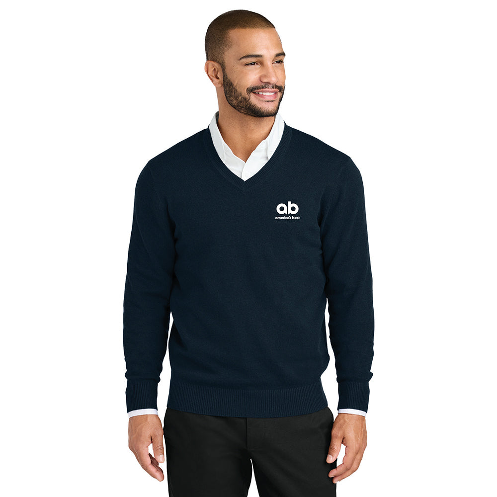 AB Men's Port Authority Easy Care V-Neck Sweater