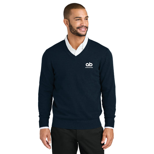 AB Men's Port Authority Easy Care V-Neck Sweater